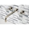 Kingston Brass KS6026CKL Wall Mount Tub Faucet, Polished Nickel KS6026CKL